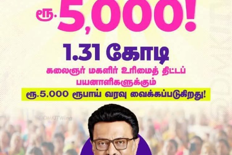 மகளிர் உரிமைத் தொகை பயனாளிகளுக்கு வங்கி கணக்கில் ரூபாய் 5000 வழங்கிய தமிழக அரசின் இந்த நடவடிக்கைக்கு  தூத்துக்குடி மாநகர் மாவட்ட காங்கிரஸ் முன்னாள் தலைவர் சி. எஸ். முரளிதரன் வரவேற்பு