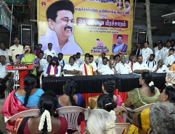 அதிமுக ஆட்சியில் முடங்கி கிடந்த தமிழகத்தை நம்பா் ஓன் மாநிலமாக மாற்றியது முதலமைச்சர் மு.க.ஸ்டாலின் பிஜேபி அரசின் தடைகளையும் தகா்த்தெறிவோம் அமைச்சர் கீதாஜீவன் ஆவேசம்