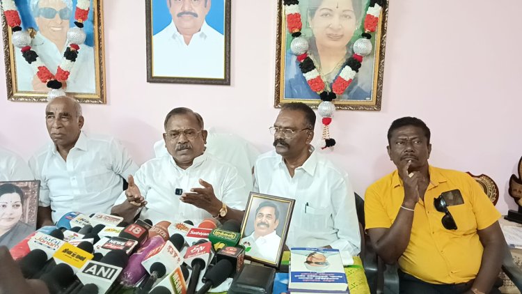 வேடநத்தம் பள்ளி மாணவி பாலியல் வன்கொடுமை செய்யப்பட்டு படுகொலை செய்யப்பட்ட வழக்கை சிபிஐ-க்கு மாற்ற வேண்டும் - அதிமுக மாநில வர்த்தக அணி செயலாளரும் முன்னாள் அமைச்சருமான சி.த.செல்லப்பாண்டியன் பரபரப்பு பேட்டி