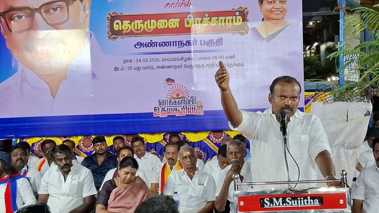 தமிழா்கள் நலனுக்காக வலுவான கூட்டணி தூத்துக்குடியை பொறுத்தவரை இந்த பகுதி எப்படி இருந்தது என்று உங்களுக்கு தொியும் 60 வாா்டுகளிலும் பாரபட்சமின்றி வளர்ச்சிக்கான பணிகளை மேற்கொண்டுள்ளோம்.