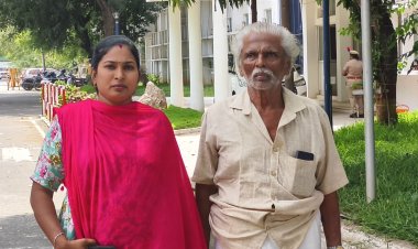 வாடகைக்கு விட்ட தனது இடத்தை அபகரிக்க முயலும் நபர்கள் மீது நடவடிக்கை எடுக்கக்கோரி 83 வயது முதியவர் மாவட்ட காவல் கண்காளர் அலுவலகத்தில் புகார்