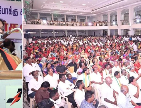 தூத்துக்குடியில் சுமார் 800 கோடி ரூபாய் மதிப்பீட்டில் பல்வேறு உட்கட்டமைப்புப் பணிகள் மேற்கொள்ளப்பட்டுள்ளன. முதலமைச்சர் மு.க.ஸ்டாலின் மீண்டும் ஆட்சிக்கு வர மக்கள் 'உதயசூரியன்' சின்னத்திற்கு வாக்களிக்க வேண்டும்.