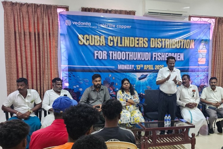 தூத்துக்குடியில் கடலோர மக்களின் வாழ்வாதாரத்தை வலுப்படுத்த ஸ்டெர்லைட் காப்பர் 1 கோடி மதிப்பிலான சிஎஸ்ஆர் உதவியை வழங்கியது