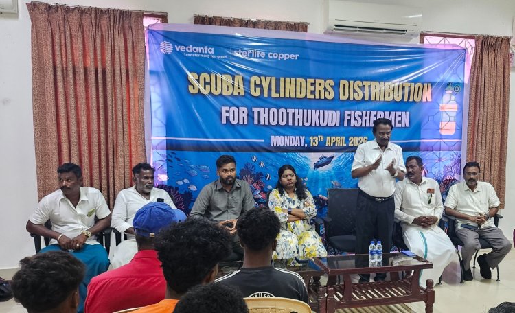 தூத்துக்குடியில் கடலோர மக்களின் வாழ்வாதாரத்தை வலுப்படுத்த ஸ்டெர்லைட் காப்பர் 1 கோடி மதிப்பிலான சிஎஸ்ஆர் உதவியை வழங்கியது