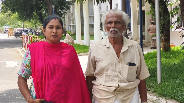 தூத்துக்குடியில் வாடகைக்கு விட்ட தனது இடத்தை அபகரிக்க முயலும் நபர்கள் மீது நடவடிக்கை எடுக்கக்கோரி 83 வயது முதியவர் மாவட்ட காவல் கண்காளர் அலுவலகத்தில் புகார்