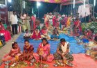 தூத்துக்குடி மில்லா்புரம் பா்மாகாலணி முனீஸ்வரா் கோவிலில் திருவிளக்குபூஜை நடைபெற்றது.
