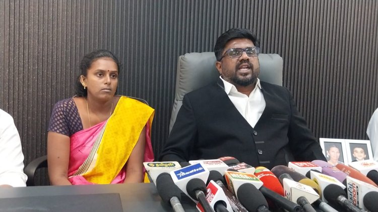 ஆலங்குளம் அருகே பனைத் தொழிலாளி மணிகண்டனை சுட்ட எஸ்ஐ இசக்கி ராஜாவை கைது செய்ய வேண்டும் முதலமைச்சா் விஜய்க்கு சான்றோா் கூட்டமைப்பு நிறுவனா் வக்கீல் சிலுவை தூத்துக்குடியில் பேட்டி