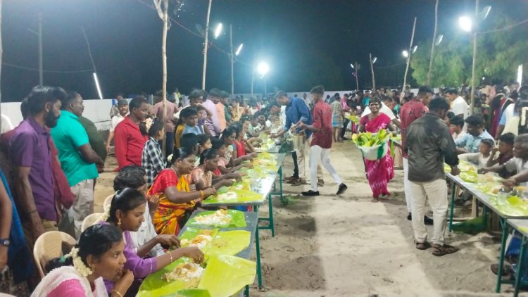 தூத்துக்குடி வௌ்ளப்பட்டி கடல் மாதா ஆலயத்தில் அசன விழா