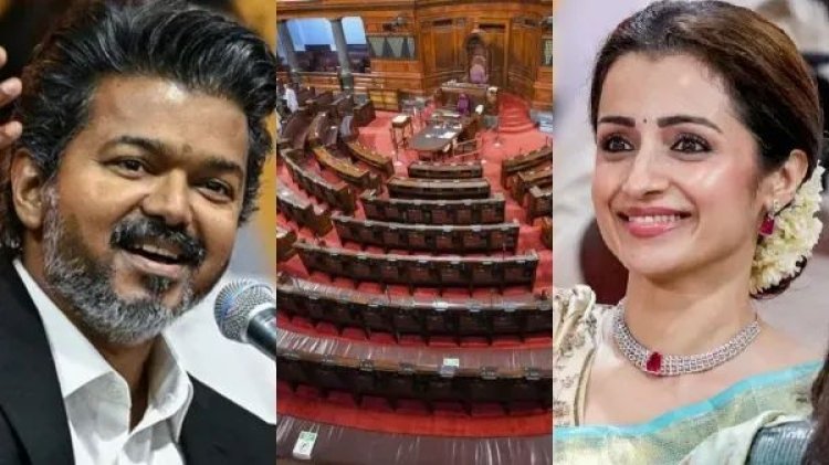 தமிழக வெற்றி கழகம் சார்பில ராஜ்ய சபா எம்பியாகிறாரா நடிகை திரிஷா? ஜெயலலிதா பாணியில் அரசியல் என்ட்ரி..