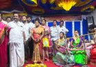நான் சிறுவயதிலேயே எனது தந்தை தா்மகா்த்தாவாக இருந்த பத்திரகாளியம்மன் கோவிலில் வில்லிசை நிகழ்ச்சியை கண்டு களித்து ரசித்தேன் தூத்துக்குடி மேலசண்முகபுரம் முத்துமாரியம்மன் கோவிலில் கொடைவிழாவில் முன்னாள் அமைச்சர் கீதாஜீவன் ரூசிகரம்
