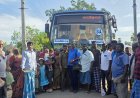 கோவில்பட்டியில் இருந்து கப்பிகுளம் கிராமத்திற்கு புதிய பேருந்து - கிராம மக்கள் வரவேற்பு*