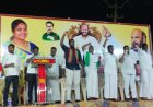 தூத்துக்குடி கோவளம் பசுவந்தனை பகுதி பாரம்பரிய உப்பு விவசாய நிலங்களை அழித்து கப்பல் கட்டும் தளம் அமைப்பதற்கு எதிர்ப்பு மாபெரும் கண்டன ஆர்ப்பாட்டம் அகில இந்திய தேவேந்திரகுல வேளாளர் கூட்டமைப்பு மற்றும் தமிழக மக்கள் முன்னேற்ற கழகம் சார்பில் தூத்துக்குடியில் நடைபெற்றது