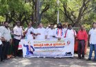 தூத்துக்குடி துறைமுகத்தில் மத்திய அரசை கண்டித்து கண்டன ஆர்ப்பாட்டம் நடைபெற்றது.