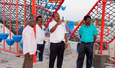 தூத்துக்குடி மாநகராட்சி மக்களுக்கு அதிசயத்துடன் கூடிய துறைமுகம் கடற்கரை பொழுதுபோக்கு பூங்கா ஜனவாி முதல் பயன்பாட்டிற்கு வரும் மேயா் ஜெகன் பொியசாமி தகவல்