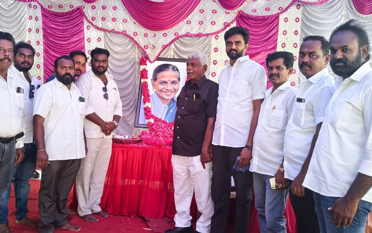 தூத்துக்குடி முன்னாள் வழக்கறிஞா் சங்க தலைவர் செங்குட்டுவன் துணைவியார் செல்வரசியின் 30ம் நாள் நினைவுநாள்