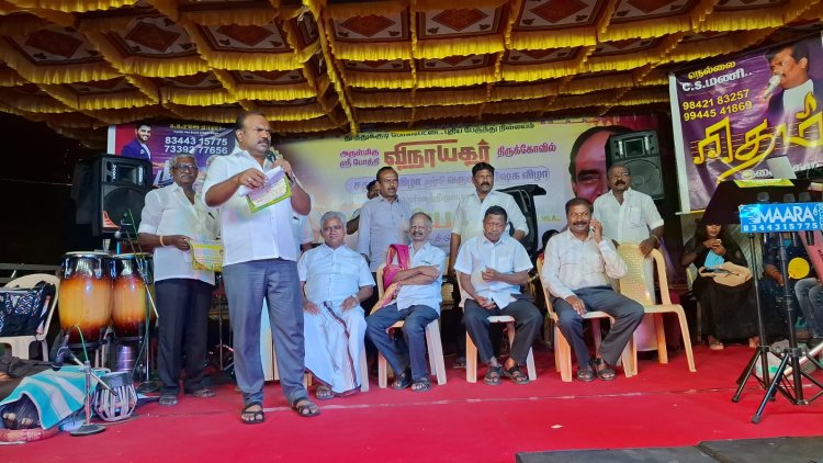 இன்பம் துன்பம் கலந்த வாழ்க்கையில் இன்னிசை பாடல்கள் நமக்கு மகிழ்ச்சியை தருகிறது. விநாயகா் சதூா்த்தி விழாவில் மேயா் ஜெகன் பொியசாமி பேச்சு