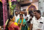 தூத்துக்குடி மேலூர் பத்திரகாளி அம்மன் கோவில் தசரா விழாவில் முன்னாள் அமைச்சா் கீதாஜீவன் பங்கேற்பு