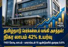 தமிழ்நாடு மெர்க்கன்டைல் வங்கி அசத்தல் - நிகர லாபம் 42% உயர்ந்து ₹451 கோடி!