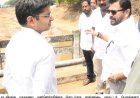 வெள்ளத்தடுப்பு திட்டப் பணிகளை மீன்வளம் மற்றும் மீனவர் நலத்துறை அமைச்சர் ஆ.ஸ்ரீநாத் நேரில் பார்வையிட்டு ஆய்வு