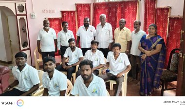 தூத்துக்குடி வீ த லீடர்ஸ் தமிழன்டா கலைக்குழு, இயக்கம் மற்றும் நெல்லை ஹெல்தி ஃபை வெல்நஸ் சென்டர் இணைந்து 15 நாட்கள் இலவச பாத சிகிச்சை முகாம்