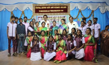 திறமைகளை வளா்த்துக்கொண்டால் எல்லாத்துறைகளிலும் வாழ்க்கையில் சாதிக்கலாம் குறுக்குசாலை கல்லூாி விழாவில் முன்னாள் அமைச்சா் கீதாஜீவன் பேசினாா்.