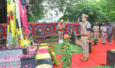 தூத்துக்குடியில் காவலர் வீர வணக்க நாள் அனுசரிப்பு