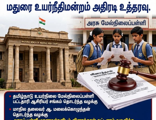 மாணவர்களிடமிருந்து வினாத்தாள் கட்டணம் வசூலிக்க இடைக்காலத் தடை! மதுரை உயர்நீதிமன்றம் அதிரடி உத்தரவு