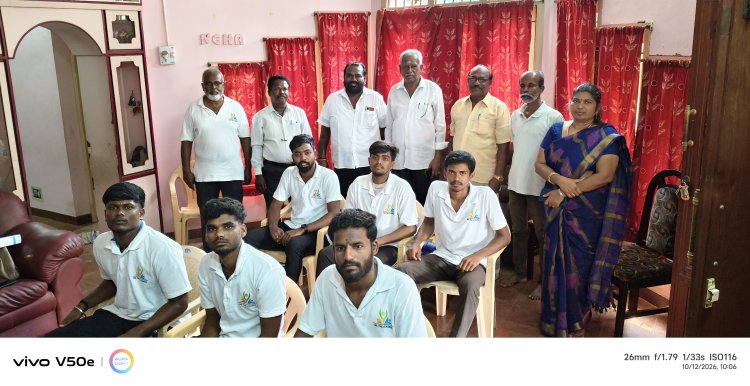 தூத்துக்குடி வீ த லீடர்ஸ் தமிழன்டா கலைக்குழு, இயக்கம் மற்றும் நெல்லை ஹெல்தி ஃபை வெல்நஸ் சென்டர் இணைந்து 15 நாட்கள் இலவச பாத சிகிச்சை முகாம்